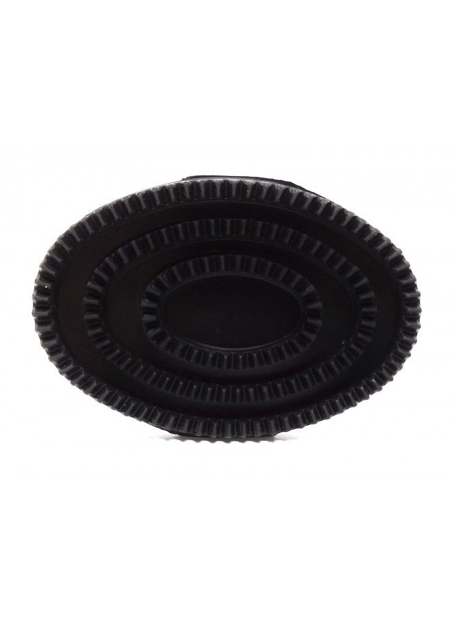 Tough 1 Tough 1 Tough-1 Large Rubber Curry Comb, black  - Image 2