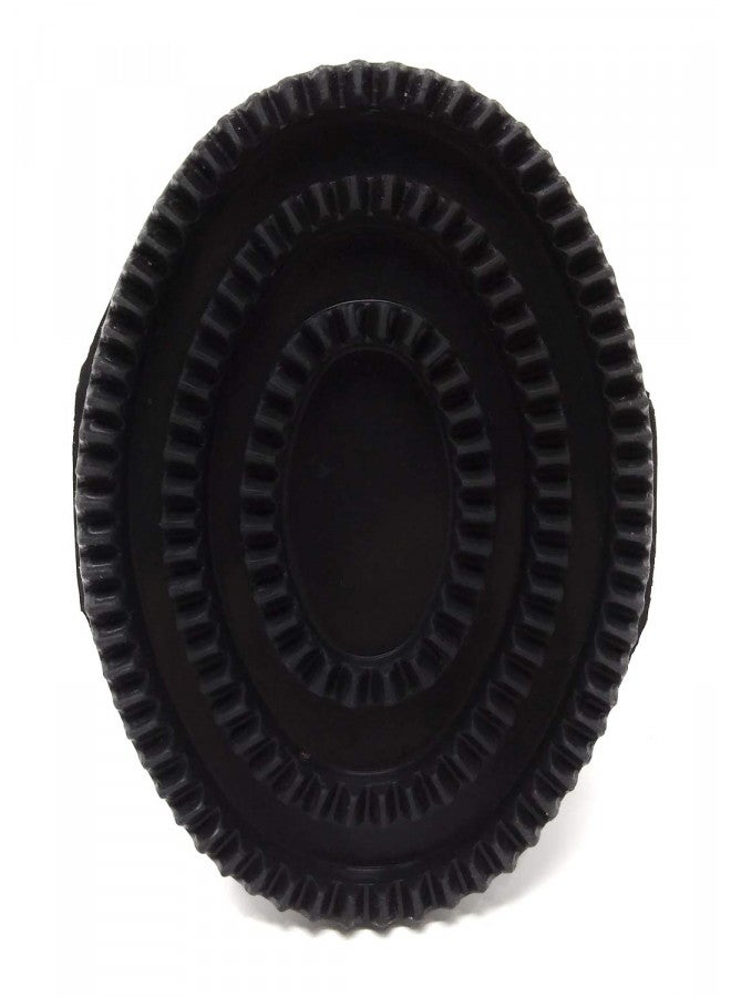 Tough 1 Tough 1 Tough-1 Large Rubber Curry Comb, black  - Image 1