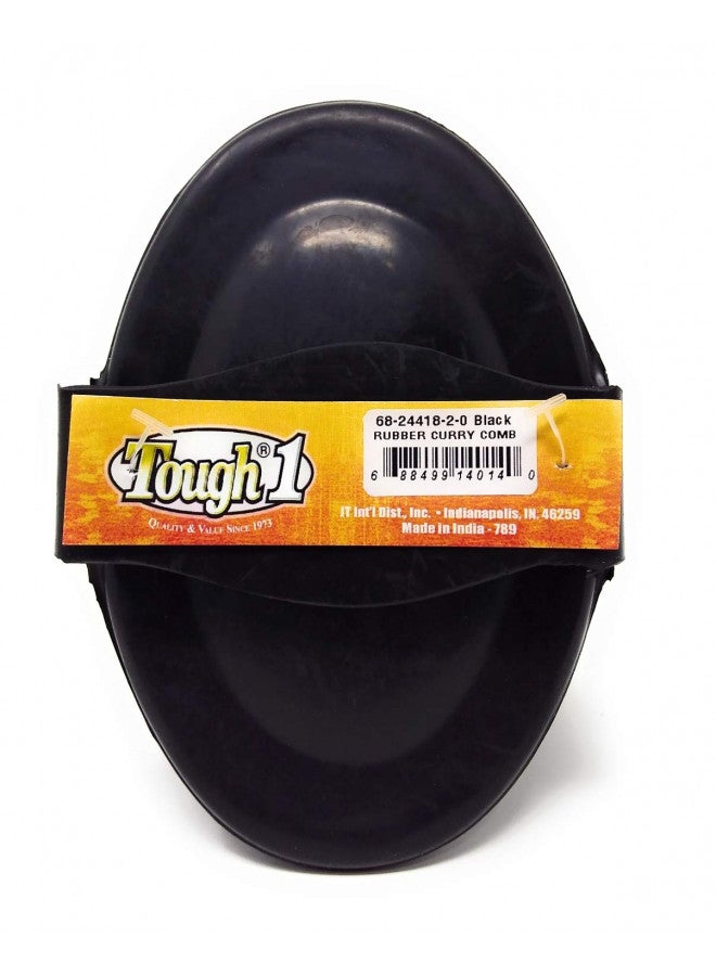 Tough 1 Tough 1 Tough-1 Large Rubber Curry Comb, black  - Image 3