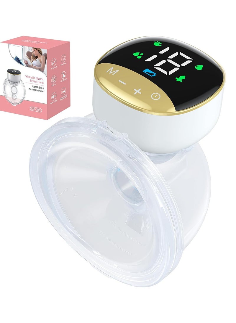 DubaiGallery Wearable Breast Pump,Electric Touch Control Wireless Breast Pump Hands-Free, Rechargeable Electric Single Milk Pump with LCD Display - Image 2
