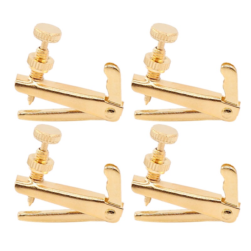 4 PCS Violin Fine Tuners for 4/4-3/4 Violin Alloy String Adjuster Anti Rust Violin Parts - Image 1