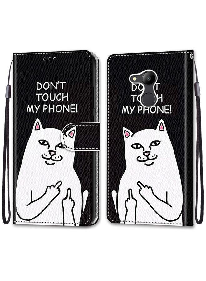 S-TOP Case For Huawei Honor V9 Play Coloured Drawing Cross Texture Horizontal Flip PU Leather Case with Holder & Card Slots & Wallet & Lanyard - Image 2