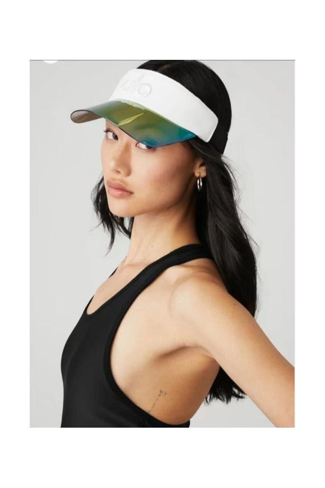 alo Airlift Solar Visor,Sunscreen Transparent Hat, sun-protective hat - Image 1