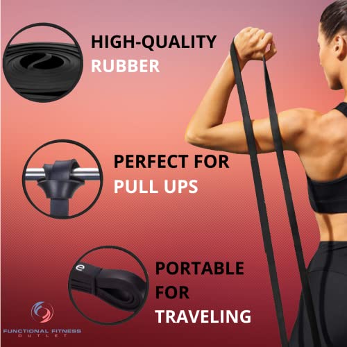 Rubberbanditz Combo Pull Up Assist Bands | Heavy Duty Resistance Exercise Bands for Powerlifting, Mobility, and Stretching | Resistance Bands for Working Out | Combo Pack of 6 - Image 2