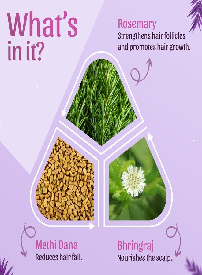 Nimson Hair Nourishment Combo – Rosemary Shampoo (250ml) + Hair Growth Oil (150ml) | Reduces Hair Fall, Strengthens Roots & Boosts Shine | For Men & Women - Image 5