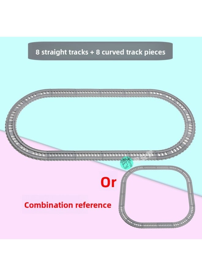 Toy Train Track Accessories Master Version Compatible Track Transfer Extension Straight Track Curved Track Bifurcated Track 