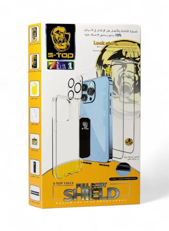 S-TOP Samsung Galaxy S22 Ultra, Full Protection Package with Privacy Screen Protector and MagSafe Wireless Charging Case, Complete Protection for Your Device Against Scratches and Drops (7in1), New and Original Package from S-TOP