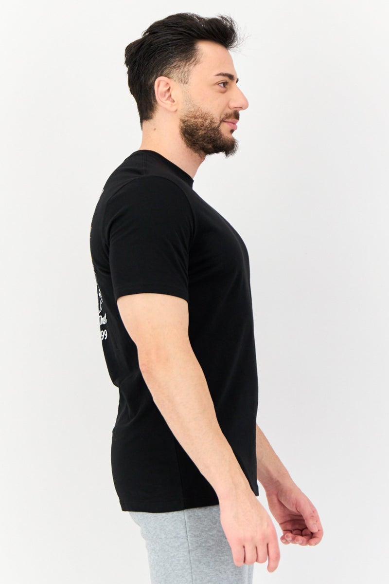 Hurley Men Sportwear Fit Short Sleeves Outdoor T-Shirt, Black - Image 4