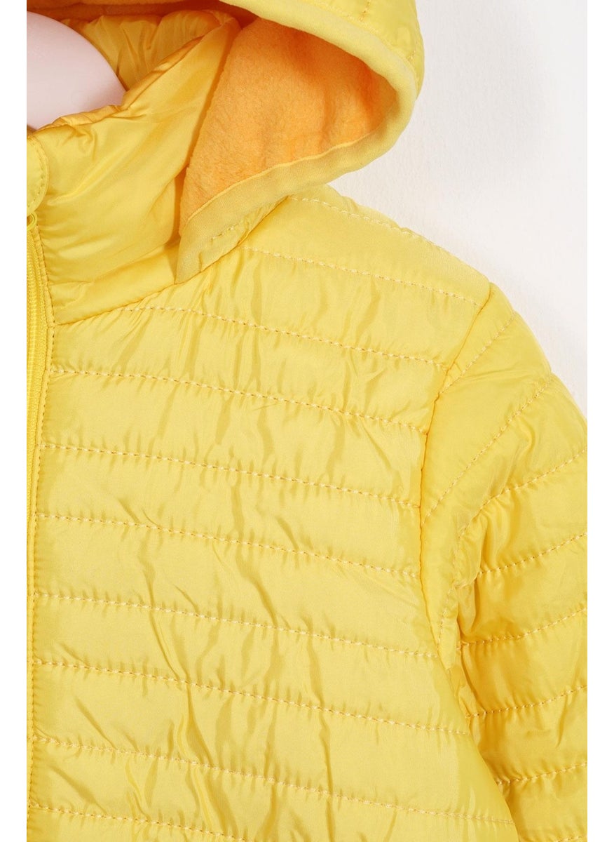 Hooded Long Sleeve Light Yellow Color Coat - pzsku/Z8F05C11FE41435256FBEZ/45/_/1737980739/5deaf8e6-5234-4e30-99db-8a3c85074068