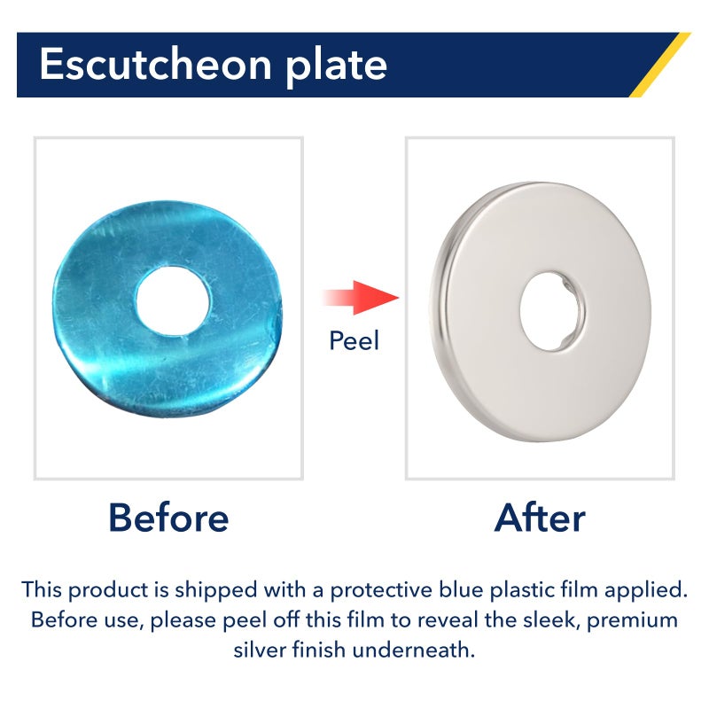 PLUMBINGMASTER 1/2 Inch Modern Shower Arm Flange,Universal Replacement Escutcheon Cover Plate Round Escutcheon Cover Plate for Shower Head Armï¼ˆ10pcsï¼‰ - Image 4