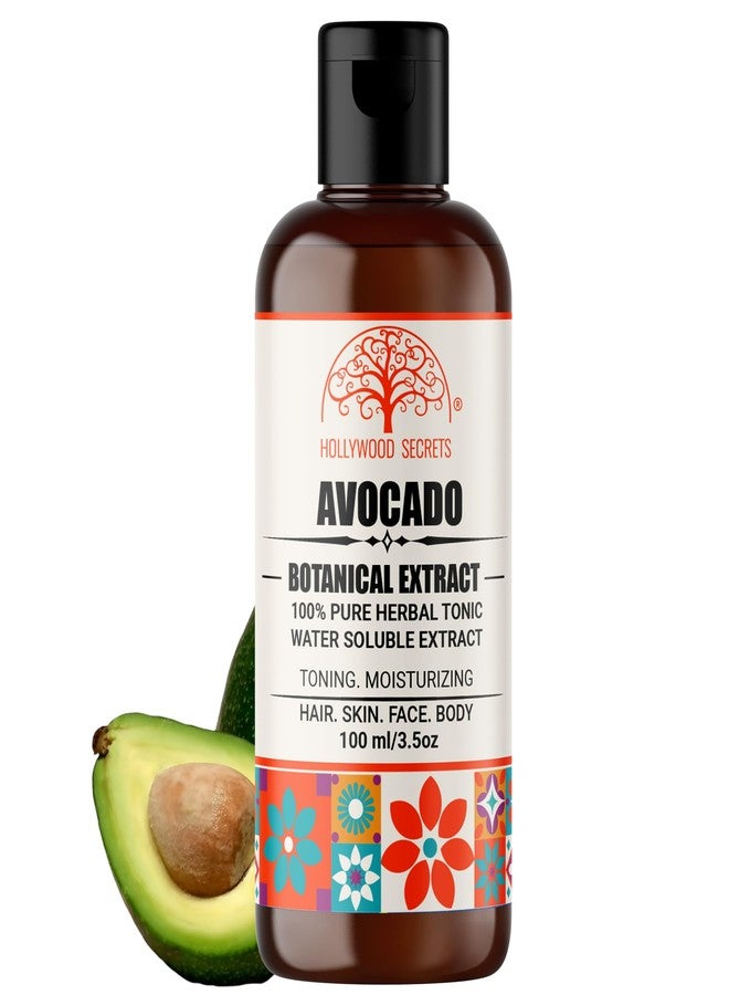 Hollywood Secrets Pure 85% Avocado Liquid Botanical Extract | Toning | Moisturizing | Conditioner | 100ml - Image 1