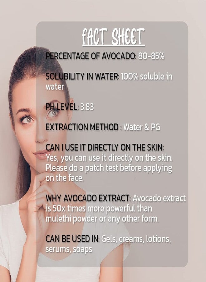 Hollywood Secrets Pure 85% Avocado Liquid Botanical Extract | Toning | Moisturizing | Conditioner | 100ml - Image 5