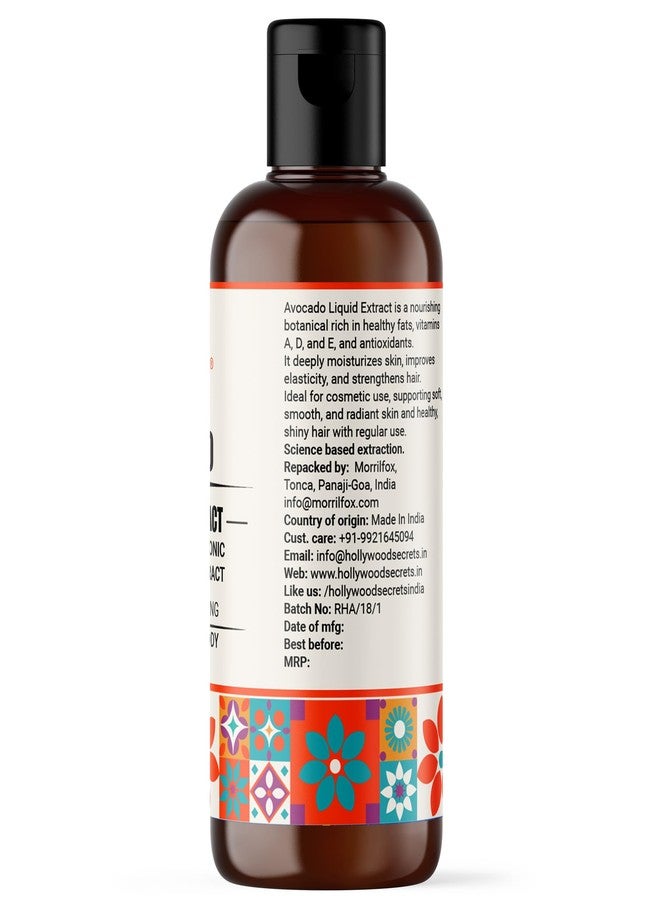 Hollywood Secrets Pure 85% Avocado Liquid Botanical Extract | Toning | Moisturizing | Conditioner | 100ml - Image 3