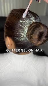 Hair Glitter Gel Rose Gold Copper Copper Gray Silver and Gold shads - Image 2