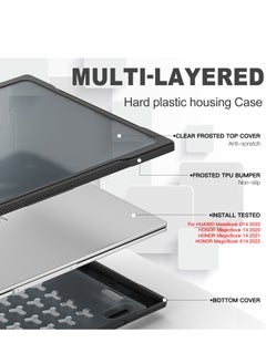 General HUAWEI HONOR MateBook D14 Laptop Matte Case for HONOR Magic Book 14 /magicbook X14 Thermal Tablet Case  - Image 4
