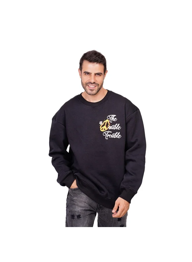 كوب كنزة رجالية كاجوال بأكمام طويلة