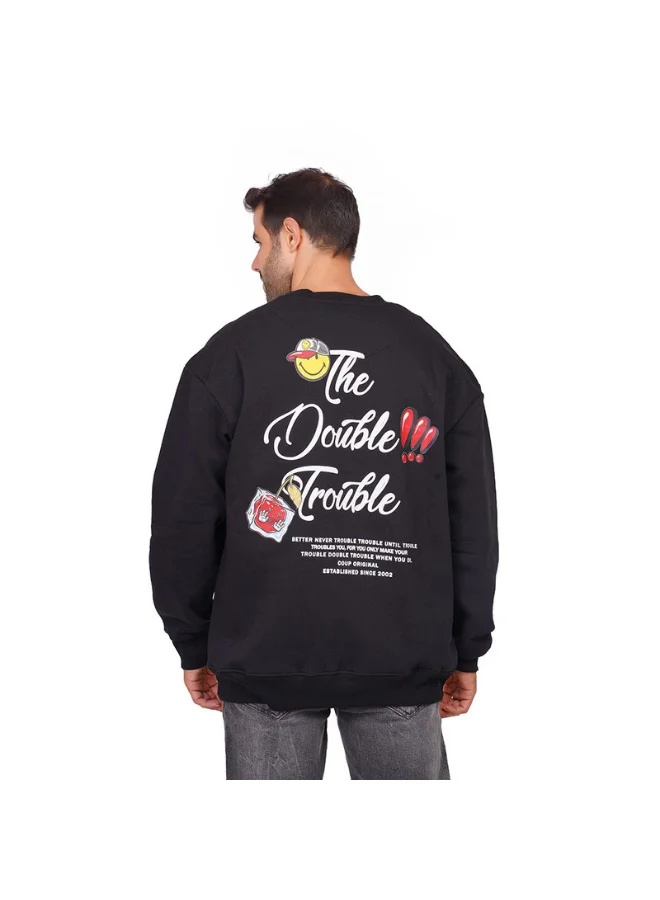 كوب كنزة رجالية كاجوال بأكمام طويلة