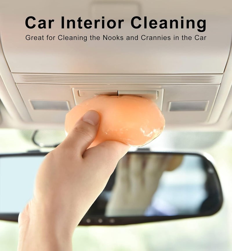 TICARVE Cleaning Gel for Car Detail Putty Cleaning Gel Auto Detail Tools Car Interior Cleaner Cleaning Mud Dust for Cars and Keyboard Cleaner Gel Clean Slime Reusable Car Vent Cleaner - Image 2