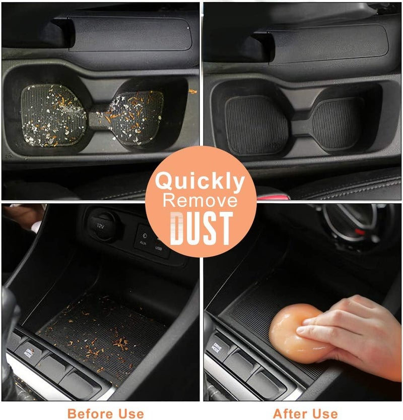 TICARVE Cleaning Gel for Car Detail Putty Cleaning Gel Auto Detail Tools Car Interior Cleaner Cleaning Mud Dust for Cars and Keyboard Cleaner Gel Clean Slime Reusable Car Vent Cleaner - Image 4
