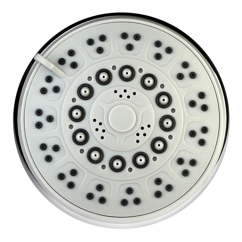 Orvos Overhead multifunction shower 4x4 inches RainMist Chrome plated with high grade Korean ABS material from LG for high end luxury bathrooms set of 1 - Image 2