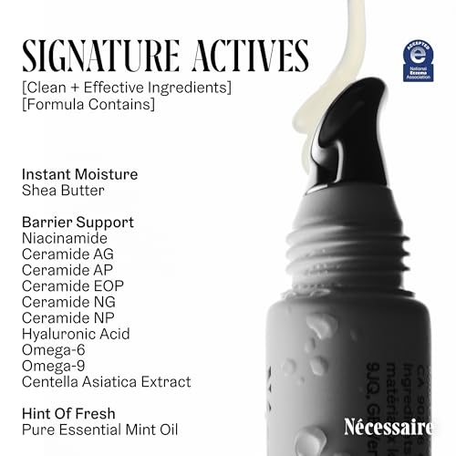 Nécessaire The Lip Balm | Hydrating Lip Balm for Women and Men, Clear, Mint, Multi-Ceramide, Treatment Balm | Instant Relief for Dry, Chapped Lips | Cooling Hypoallergenic Tip | Non-Sticky (0.5 fl oz) - Image 4