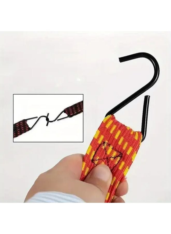 39.37 Inch Elastic Motorcycle Tie Down Rope Adjustable Luggage Strap For Bikes E Bikes - Image 3