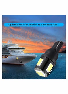 Y&D 906 LED Bulbs T10 Wedge Base Marine Boat Light Bulb fit Stern Anchor Navigation Lights All-Round Mast for Kayak Pontoon DC 12V White  - Image 2