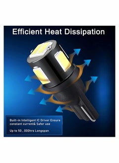 Y&D 906 LED Bulbs T10 Wedge Base Marine Boat Light Bulb fit Stern Anchor Navigation Lights All-Round Mast for Kayak Pontoon DC 12V White  - Image 3