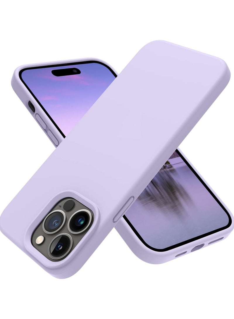 حافظة هاتف iPhone 15 pro ترقية غطاء سيليكون مقاوم للصدمات ومضاد للخدش (VOILET) - Image 2