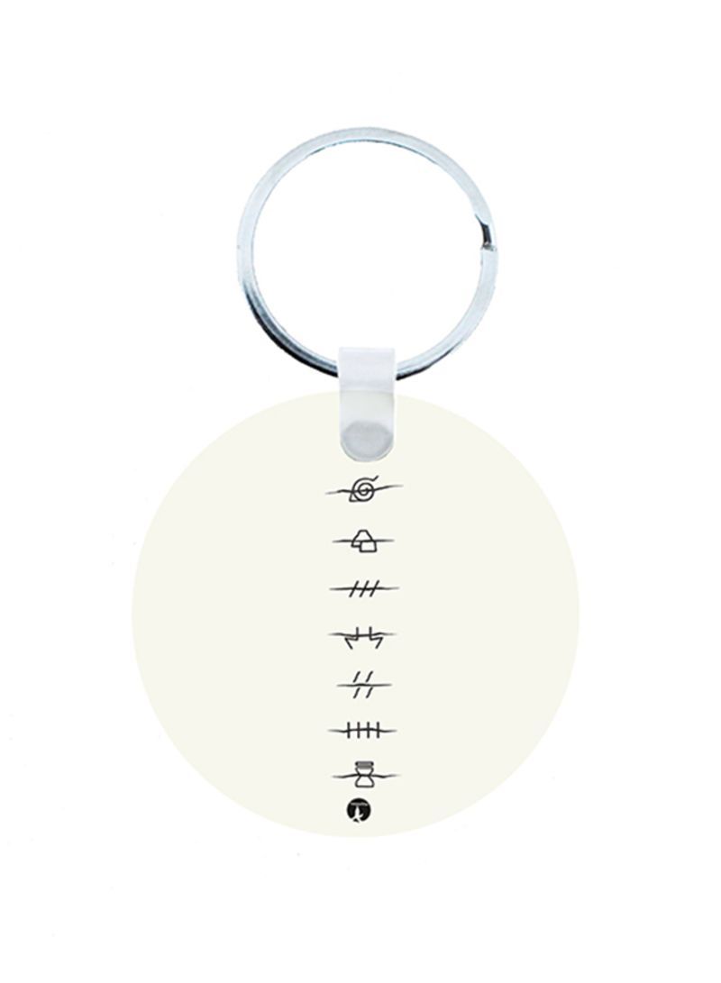 Naruto Anime Wooden Keychain