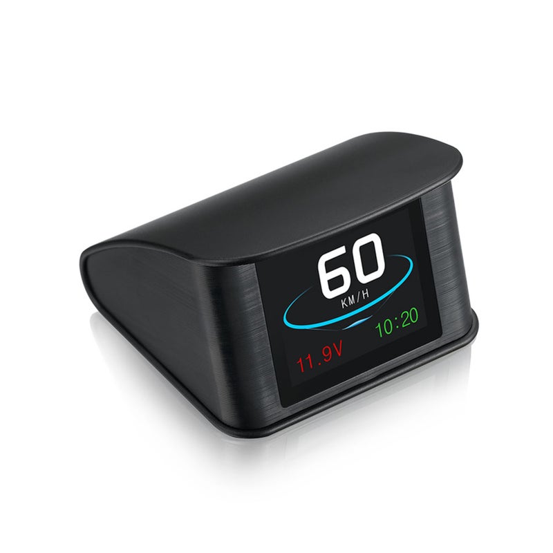 شاشة عرض رأسية ذكية (Smart HUD)، شاشة عرض رأسية GPS عالمية مقاس 2.2 بوصة تعرض السرعة والارتفاع والجهد والساعة وغيرها مع إنذار بسرعة مفرطة وإنذار بالجهد - Image 5