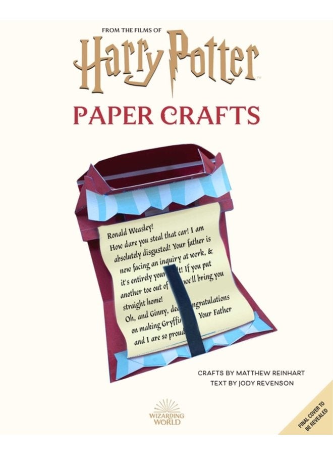 Harry Potter Magical Paper Crafts 24 Official Creations Inspired by the Wizarding World - Paperback