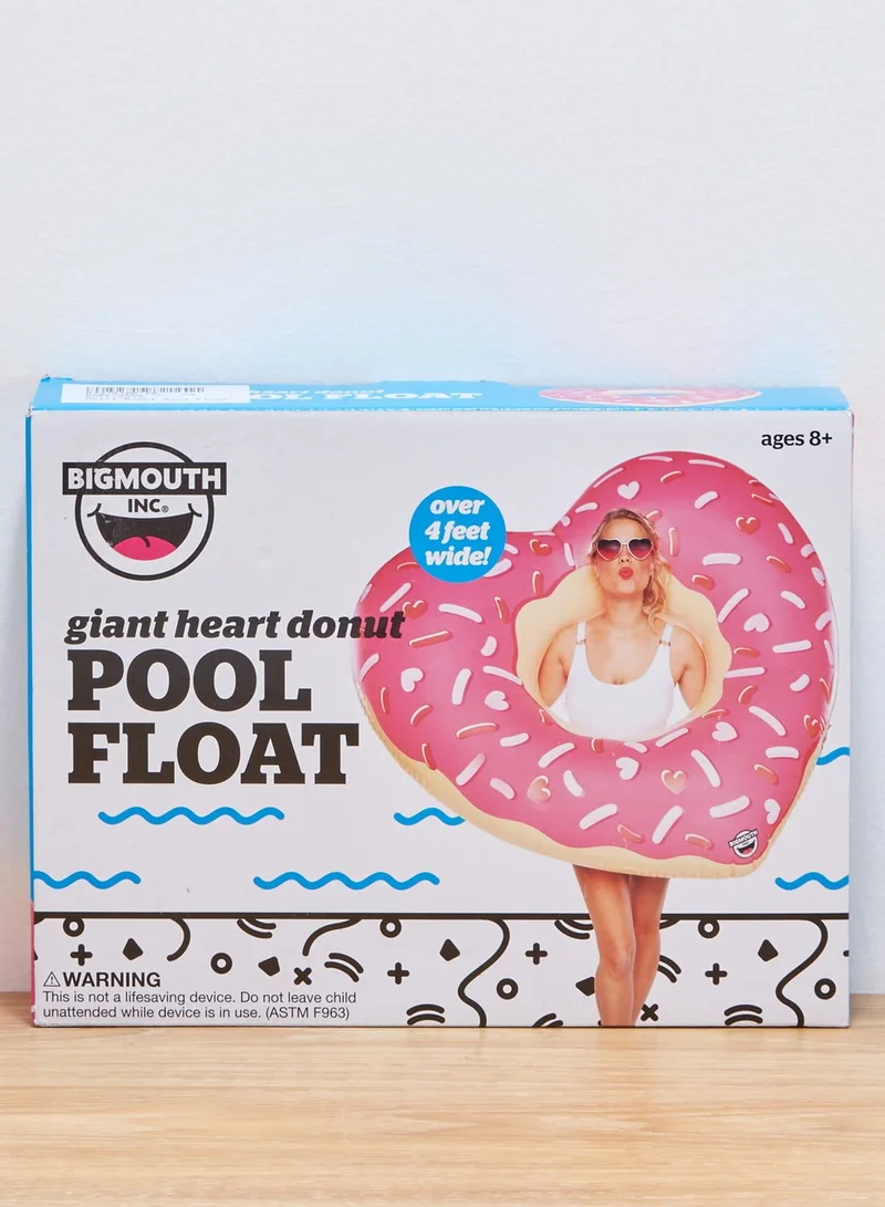 BigMouth Inc Heart Donut Pool Float