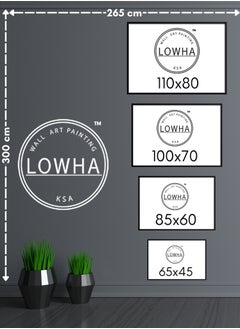 LOWHA Framed Canvas Wall Art Stretched Over Wooden Frame with islamic Quran Surah Ibrahim Painting  - Image 5