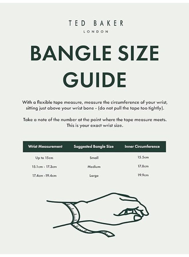 Ted Baker Bangle Clemara Hinge Crystal Elegant Design For Women Gold Rose Gold Silver - Image 5