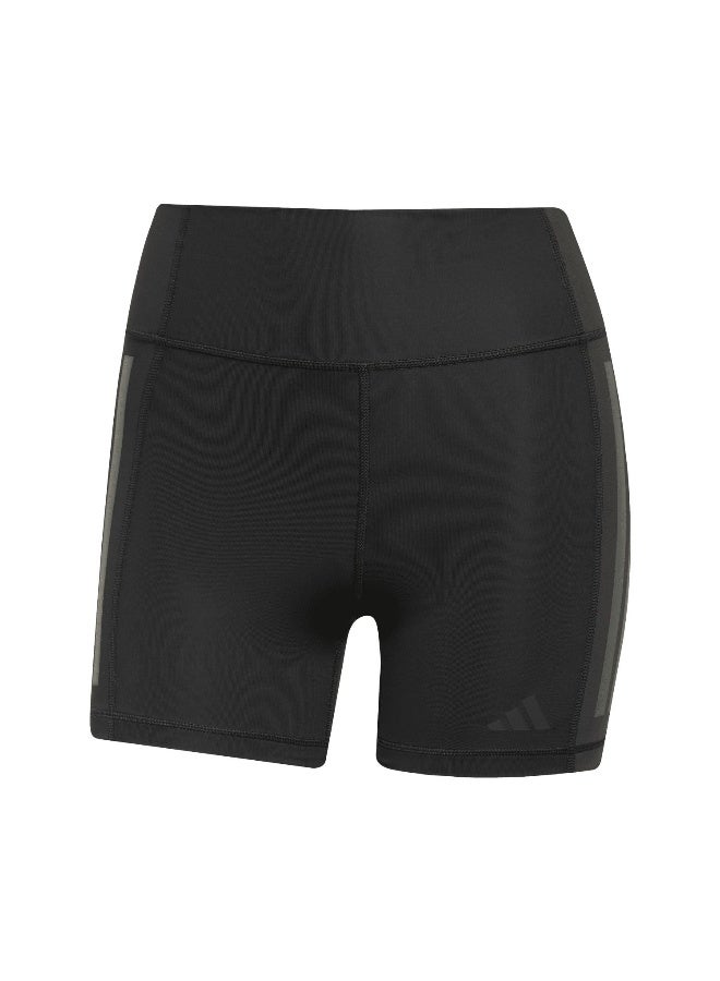 Adidas Adidas Opt 3S 1/4 W Black Training Tights For Women - Image 1