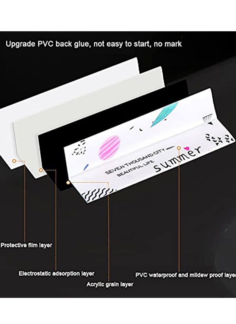 SYOSI 2Rolls Seal Strip Anti-Collision Waterproof Self Adhesive Caulk Strip Sealing Tape for Sink Bathroom Kitchen  - Image 5