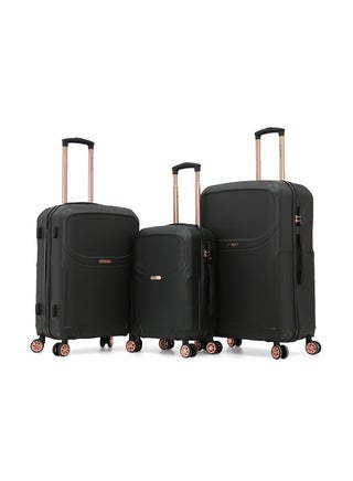 Hardshell Luggage Trolley Bag 3 Pieces Set,Black (S-20",M-24",L-28") - pzsku/Z8F06D8BFB6DA235C12D1Z/45/_/1719387939/9c7ed36f-5b63-4caf-9d39-3f7d5fede38f