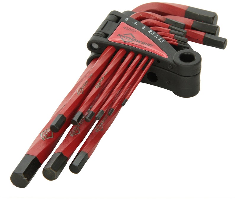 Mayhew Select 45053 Metric Twisted Hex Key Set 9Piece