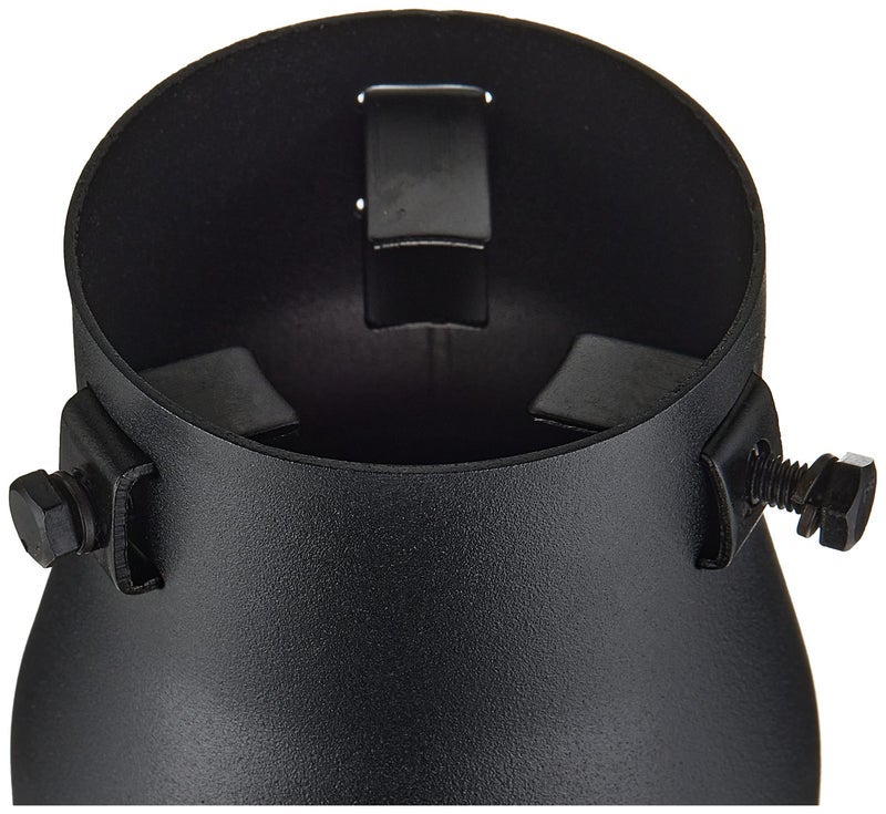 DC Sports DC Sport Black Universal Bolt On Exhaust Tip 2.875" Inlet 3.75" Outlet - Fits 1.75" - 2.5" Tail Pipes - Image 2