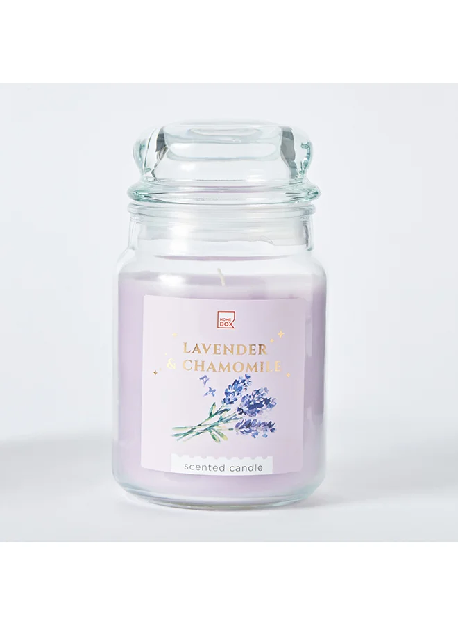 Home Box Qara Colonial Lavender Chamomile Jar Candle 530 g