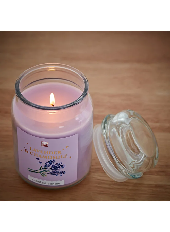 Home Box Qara Colonial Lavender Chamomile Jar Candle 530 g