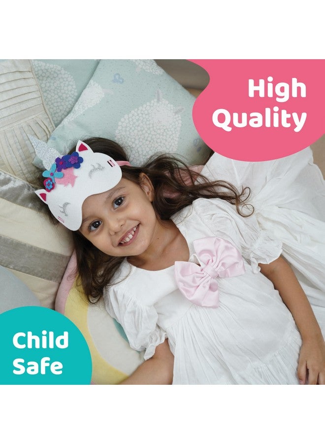 jackinthebox Unicorn Themed Arts and Crafts for Girls, 3 Activities-in-1, Best Girl Gift for Ages 5 6 7 8 9 10 Years, Includes Beautiful Felt and Foam Embellishments… - Image 4