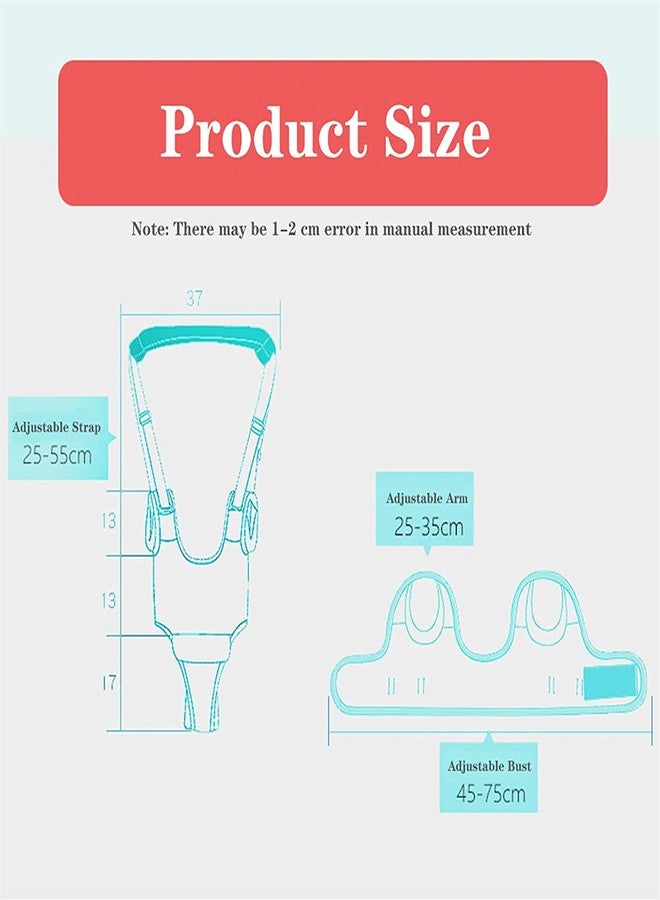 IULONEE Baby Walker, Handheld Kids Toddler Walking Harness Helper Assistant Protective Belt Child Activity Walker Adjustable Standing Up Walking Learning Helper for Toddler 7-24 Month (Pink) - Image 5