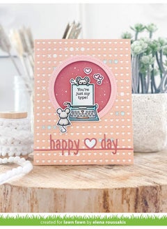 Lawn Fawn Lf2177 Happy Heart Day Line Border Custom Craft Dies  - Image 3
