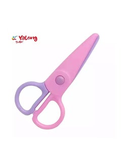 YALONG Scissors With Plastic Handle Pink- Purple 