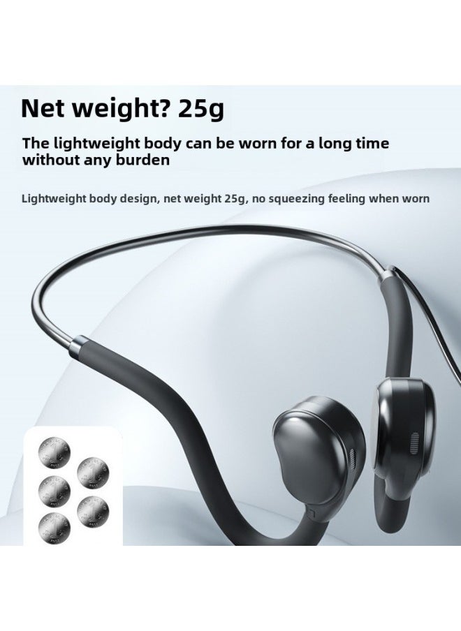 Generic - Computer Wired Headphones Not In Ear Non-Bone Conduction Ear-Hanging Desktop Notebook Painless Headset For Long-term Wear-Color:Newly Upgraded Top Model  Suitable For Android Phones, Tablets/apple 15-16 Mobile Phones And Ipads - Image 1