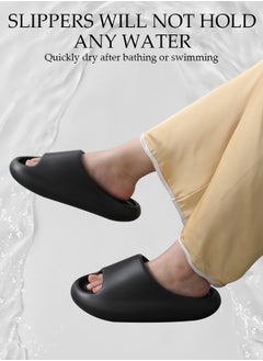DUNISO Women's Bath slippers Quick Drying Slide Sandal with Thick Sole Non-Slip Soft Shower Slippers Open Toe Spa Bath Pool Gym House Sandals for Indoor & Outdoor  - Image 4