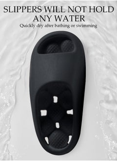 DUNISO Women's Bath slippers Quick Drying Slide Sandal with Thick Sole Non-Slip Soft Shower Slippers Open Toe Spa Bath Pool Gym House Sandals for Indoor & Outdoor  - Image 5