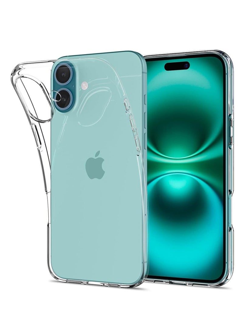 BORTONY iPhone 16 Plus Case 6.7 inch Crystal Clear Scratch Resistant iPhone 16 Plus Cover Transparent Slim Thin Shockproof Protective Case Cover for iPhone 16 Plus - Image 1
